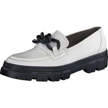 Dámské polobotky Paul Green Weiß/ Schwarz 3543816 38.5