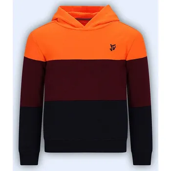 Chlapecká mikina Tygo & Vito Orange/ Rot/ Schwarz 533375 134