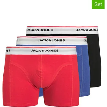 Boxerky Boxerky Jack & Jones Hellblau/ Schwarz/ Rot 6071578 S