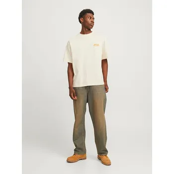 Pánské oblečení Tričko Jack & Jones Creme 907249 M