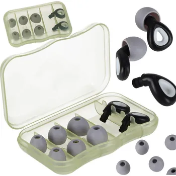Špunt do uší Silikonové špunty do uší pro snížení hluku sada 3 velikostí