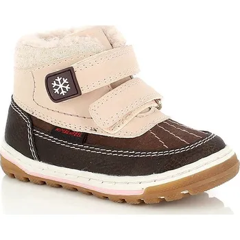Dívčí kozačky Kimberfeel Beige/ Dunkelbraun 5580850 25