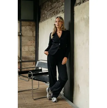 Dámské kalhoty &Co Woman Schwarz 240885 3XL