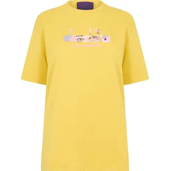 Dámské tričko Tričko Diadora Yellow 3711221 12 (M)