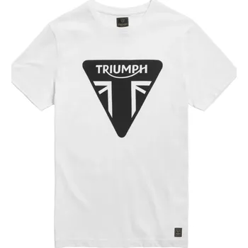 Pánské tričko TRIUMPH triko Helston White Tee – 2XL, bílá