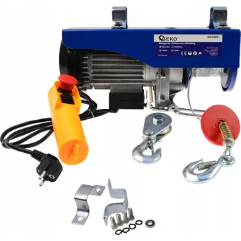lanový naviják GEKO ELEKTRICKÝ STAVEBNÍ LANOVÝ NAVIJÁK 300/600KG G01088