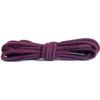 Tkaničky do bot Kulaté tenké tkaničky do bot 60cm Bordó