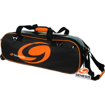Bowling TAŠKA NA 3 KOULE TOTE GENESIS SPORT ČERNÁ/ORANŽOVÁ