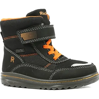 Chlapecká zimní obuv Boty Richter Shoes Schwarz/ Orange 7801623 25