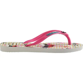 Dívčí pantofle Havaianas White 2641614 12C
