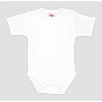 Body Žebrované body s krátkým rukávem "BÍLÉ" Makoma