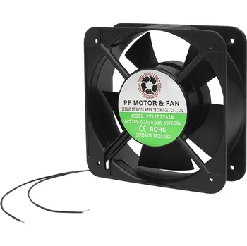Vzduchotechnika JING DA FAN Ventilátor do PC 120x25mm 230V 1225FD s kuličkovým ložiskem