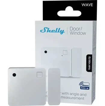 Zabezpečovací technika Shelly Wave Door/Window LR - dveřní senzor (Z-Wave Long Range), Bílá