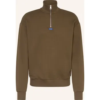 Pánská mikina Hugo Pánský Mikinový Svetr Troyer Neeler, tmavě hnědá, XL