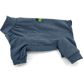 Obleček pro psa Vsepropejska Cozy pružná kombinéza pro psa Barva: Modrá, Délka zad (cm): 30, Obvod hrudníku: 32 - 42 cm