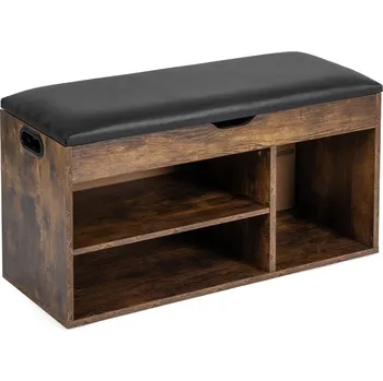 Botník Vikio Botník se sedákem 80x44x30 staré dřevo HBK105OW