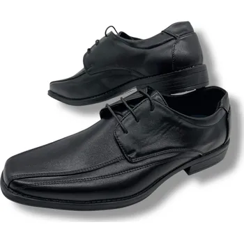 Pánské mokasíny Listar Pánské černé nadměrné polobotky 01 Barva: Černá, Velikost: 47