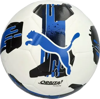 Fotbalový míč Fotbalový míč Puma Orbita 5 Fusion velikost 5 bílo-modrý