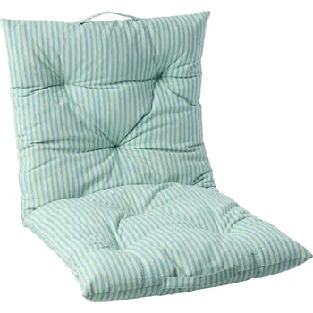 Podsedák Ib Laursen Prošívaná matrace Linea Light Green Blue Stripes 50 × 100 cm