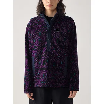 Dámské oblečení Mikina Haglöfs Lila/ Schwarz 809641 S