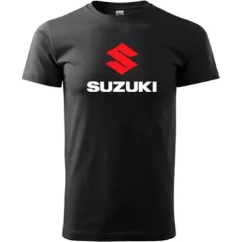 Pánské tričko Pánské triko s motivem 088 Suzuki černé 2XL