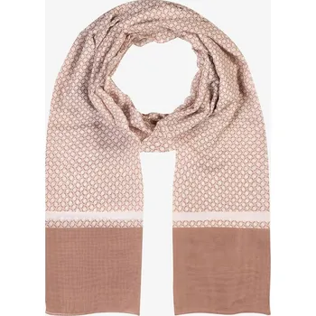 Šála More & More Hellbraun/ Weiß 9183492 onesize