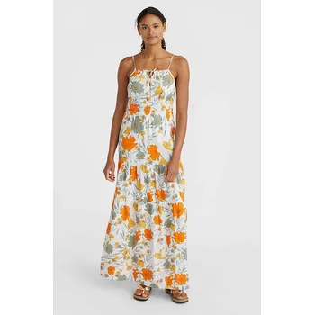 Dámská móda Šaty O´NEILL Weiß/ Grün/ Orange 1395562 S