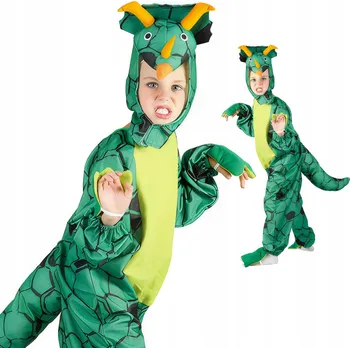 Karnevalový kostým KOSTÝM KOSTÝM DINOSAURUS KOSTÝM VELIKOST M 120-130 CM PŘEVLEK PLES