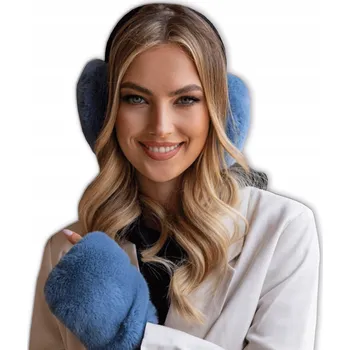 Podprsenka Džínové SKLÁDACÍ CHRÁNIČE SLUCHU s ECO kožešinou Kamea ASTER