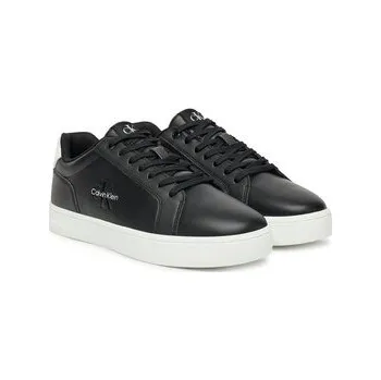 Pánské tenisky Sneakersy Calvin Klein Jeans Classic Cupsole Mono Lth YM0YM01369 Černá 45