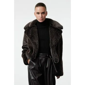 Dámská vesta Bunda trendyol Dunkelbraun 1077012 XS/S