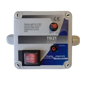 TR21 - regulátor napětí plynulý 230V, 2200W (s vývodkami)