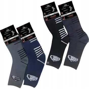 Pánské ponožky Termo Ponožky 40-43, 43-46 sada 4 páry Teplé, Pohodlné, Prodyšné