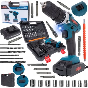 Aku Šroubovák Eurotec s akumulátorovým napájením 20 V KCD20