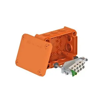 Elektroinstalační krabice OBO T 100 ED 10-5 Odbočné krabice pro zachování funkčnosti 150x116x67 oranžová