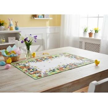 ubrus Velikonoční dekorační ozdobný ubrousek EASTERS FRIENDS 32x45 cm Mybesthome