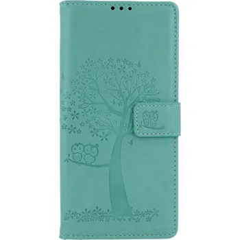Telefonní příslušenství Obal Xiaomi Redmi Note 9 Pro knížkový Zelený strom sovičky (kryt neboli pouzdro na Xiaomi Redmi Note 9 Pro)