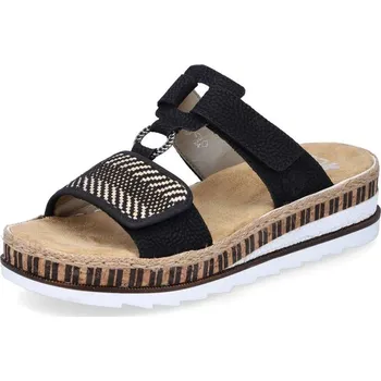 Dámské pantofle Dámské nazouváky RIEKER V7947-00 černá S6 41