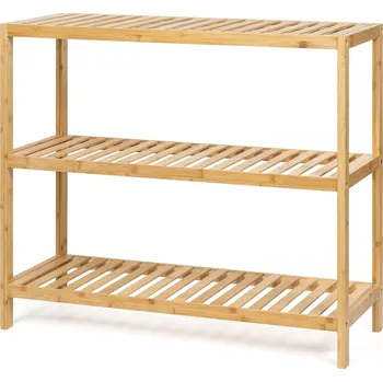 regál Vikio Bambusový regál 60x69x25 přírodní HRL108N-3