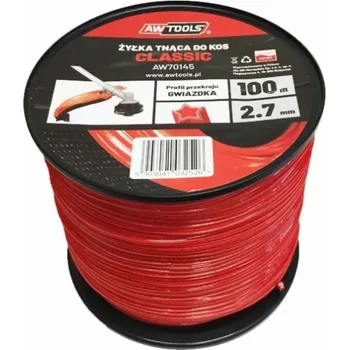 Struna do sekačky AWTools Classic řezací struna 3,0 mm 100 m kulatá (AW70140)