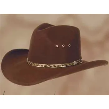 Westernový klobouk Kansas 57cm Hnědá 57