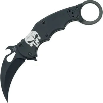 Fox Fox SKULL karambit N690Co černý idroglider, Punisher