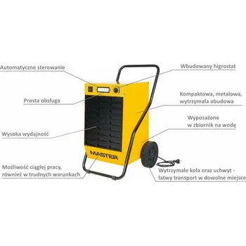 Odvlhčovač vzduchu MASTER AIR DRYER DH92 80 l/24h 4140,004 Odvlhčovač