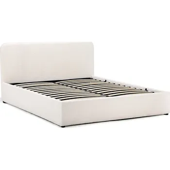 Postel Vikio Postel 180x200 bílá čalouněná s roštem HPL101B-180
