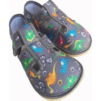 Chlapecké bačkory ANATOMIC CHLAPECKÉ BAREFOOT BAČKORY B3 DINO - B001B (26)