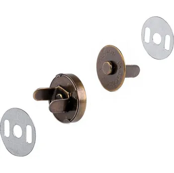 Magnetické zapínání Ø14 mm, barva 1 staromosaz
