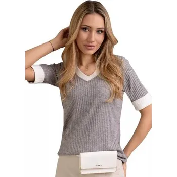 Dámská halenka Dámská halenka 1225_06 HAJDAN šedá melír XXL