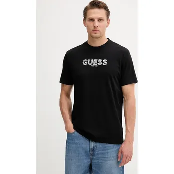 Pánské tričko Bavlněné tričko Guess M5YI41.KBW41 černá 99X, vel. XL