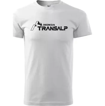 Pánské tričko MSP Triko s motivem Honda Transalp bílé 2XL