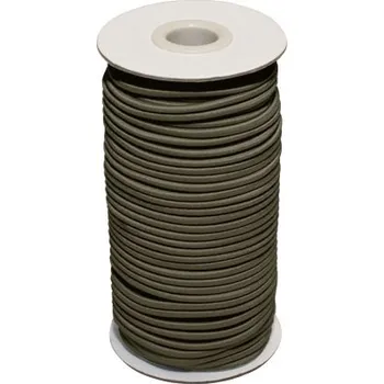 Textilní guma Pruženka kulatá průměr 5 mm - různé barvy Barva: khaki 173